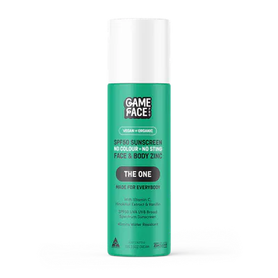 Game Face Pro 'The One' Everyday SPF50 Sunscreen Face & Body 70g