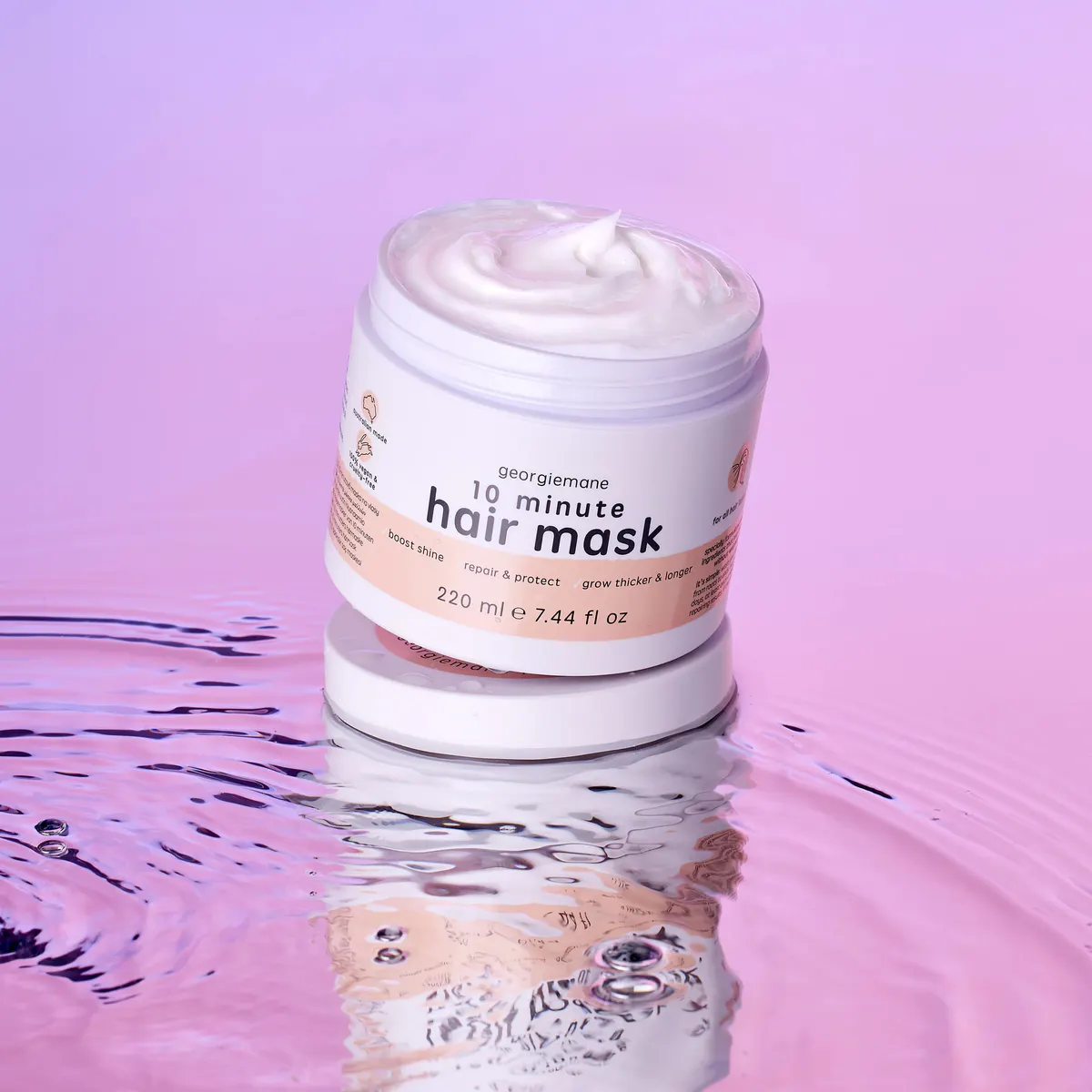 Georgiemane 10 Minute Hair Mask 220ml, view 3
