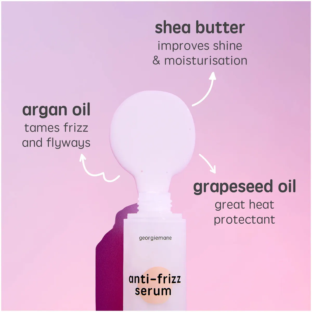 Georgiemane Anti-Frizz Serum 100ml, view 2