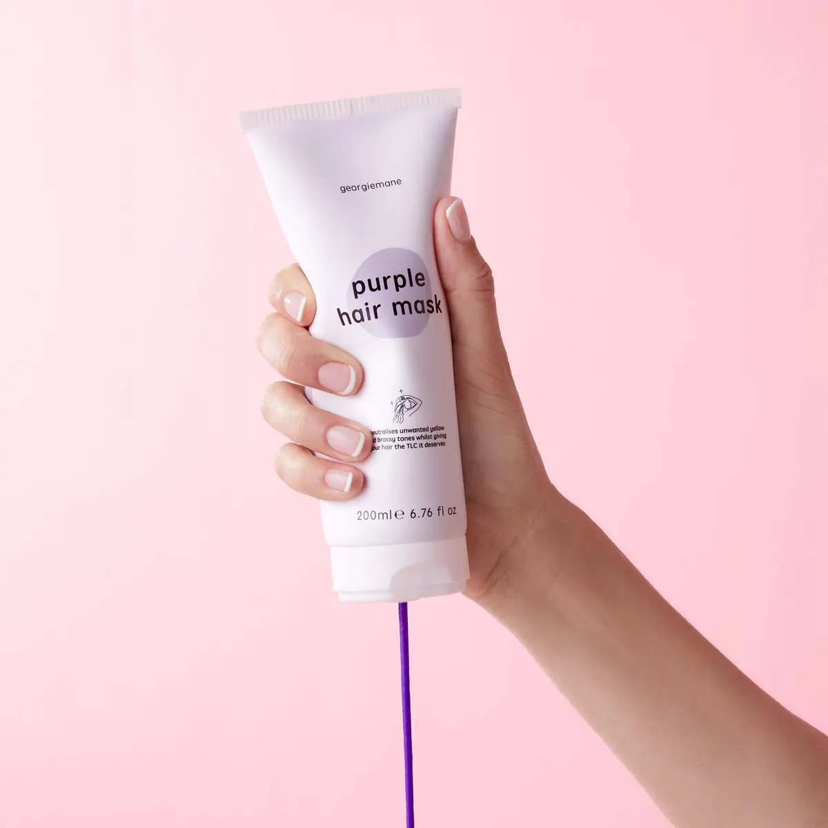 Georgiemane Purple Mask 200ml, view 2