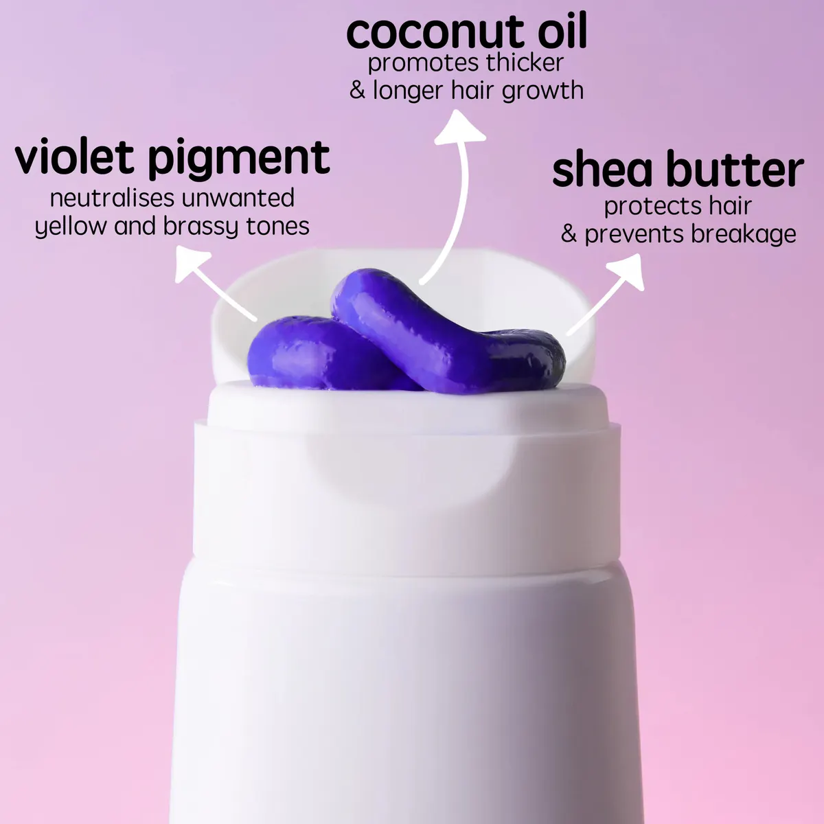 Georgiemane Purple Mask 200ml, view 3