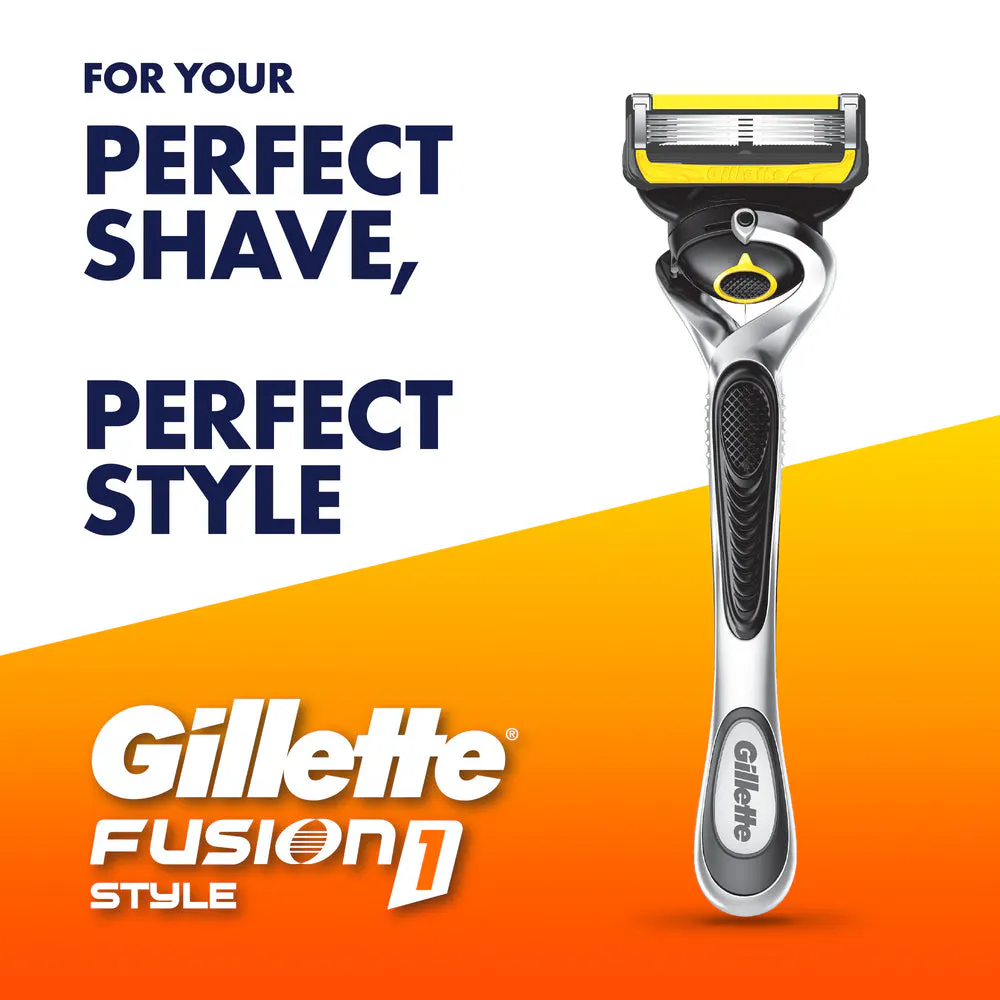Gillette Fusion 1 Style Men Blade Refills 4pk, view 4