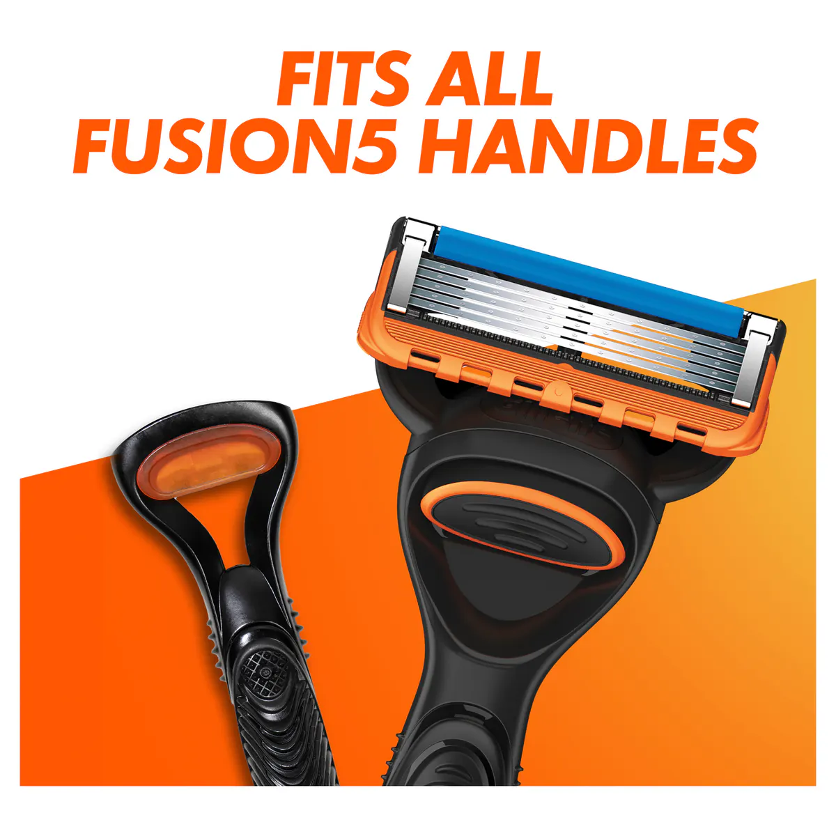Gillette Fusion Manual Men's Razor Handle + 4 Razor Blades Refills, view 9