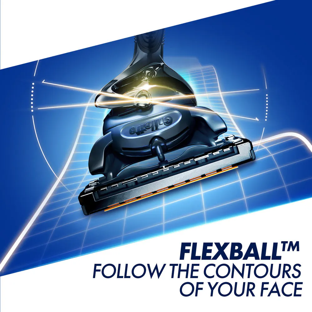 Gillette Fusion ProGlide Flexball Handle + 10 Blade Refills, view 6