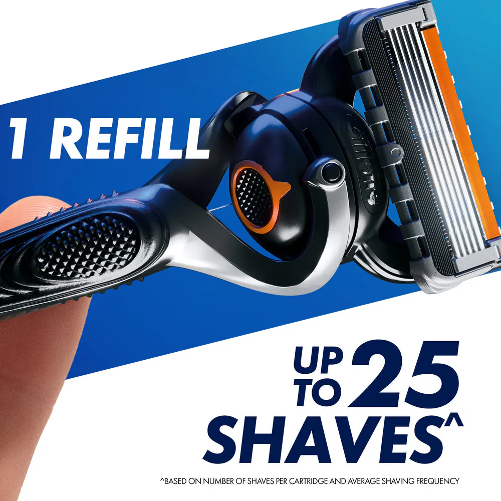 Gillette Fusion ProGlide Flexball Handle + 10 Blade Refills, view 7