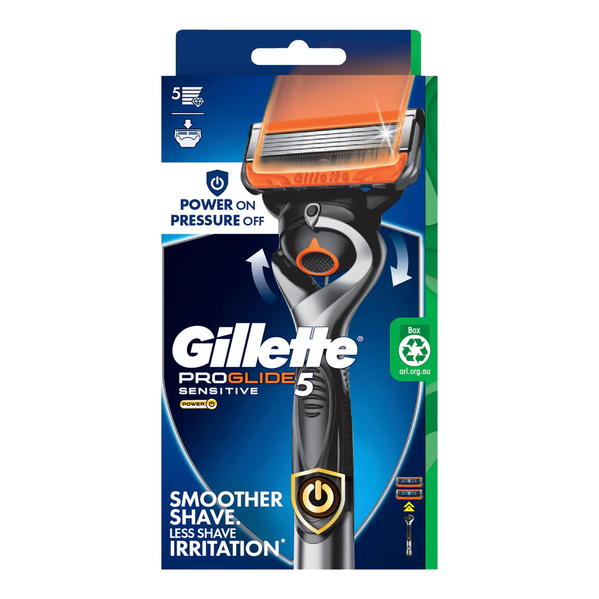 Gillette Fusion ProGlide Power Sensitive 2up