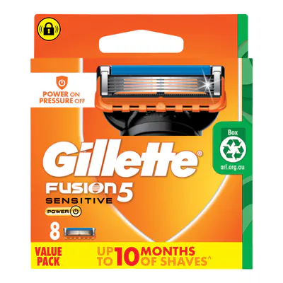 Gillette Fusion5 Power Razor Blade Refills 8pk