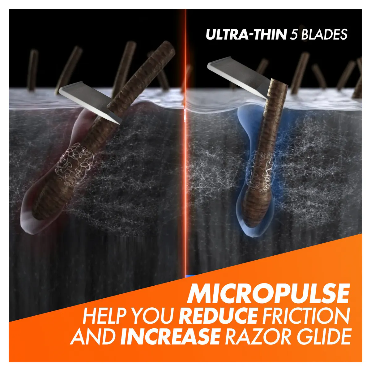 Gillette Fusion5 Power Razor Handle + 2 Blade Refills, view 4