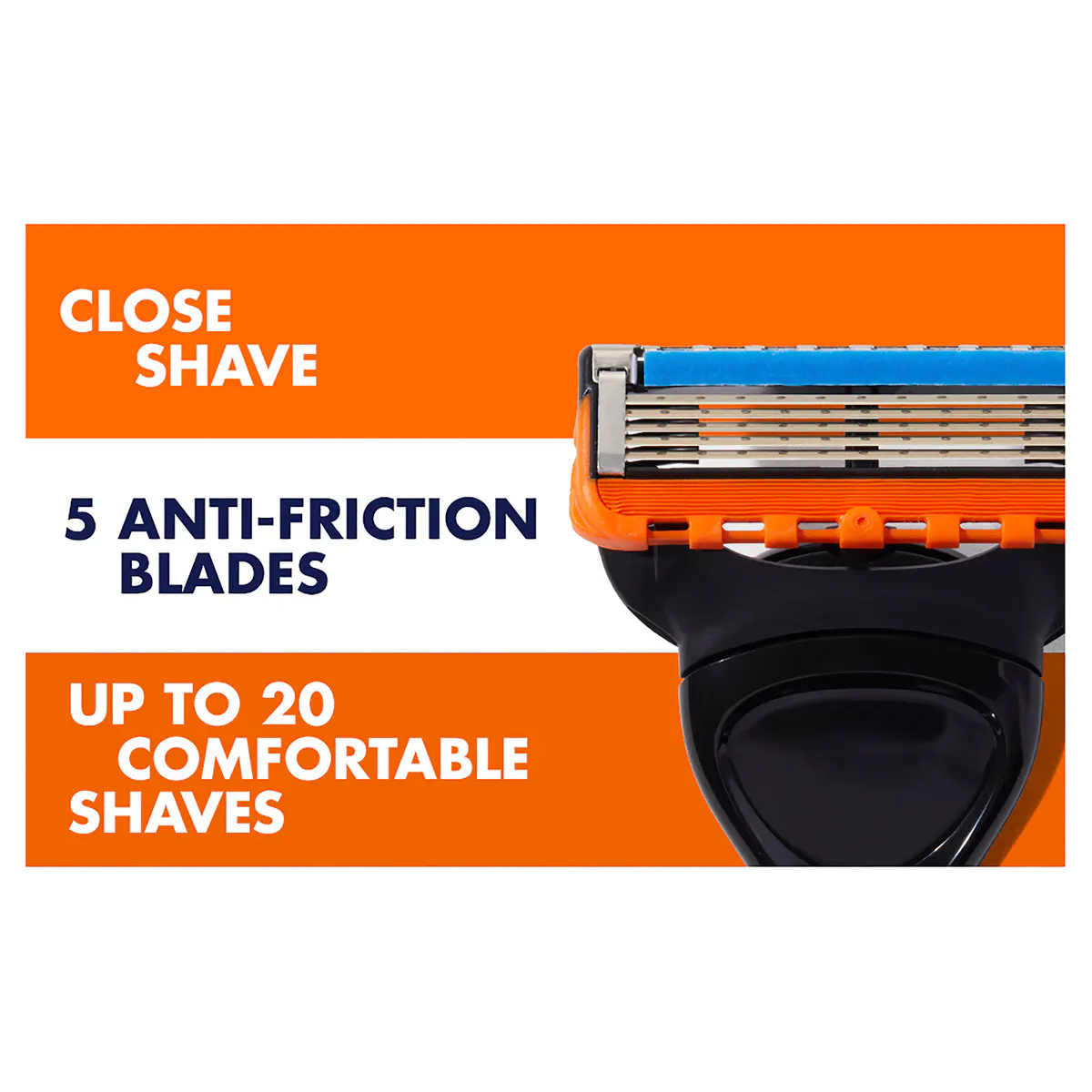 Gillette Fusion5 Razor Blades Refills 4pk, view 6