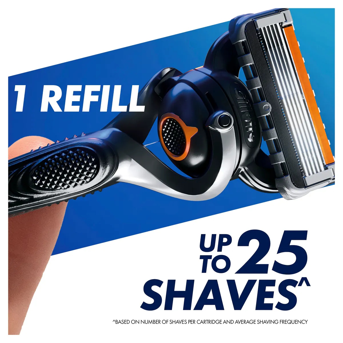 Gillette ProGlide FlexBall Handle + 2 Blade Refills, view 8