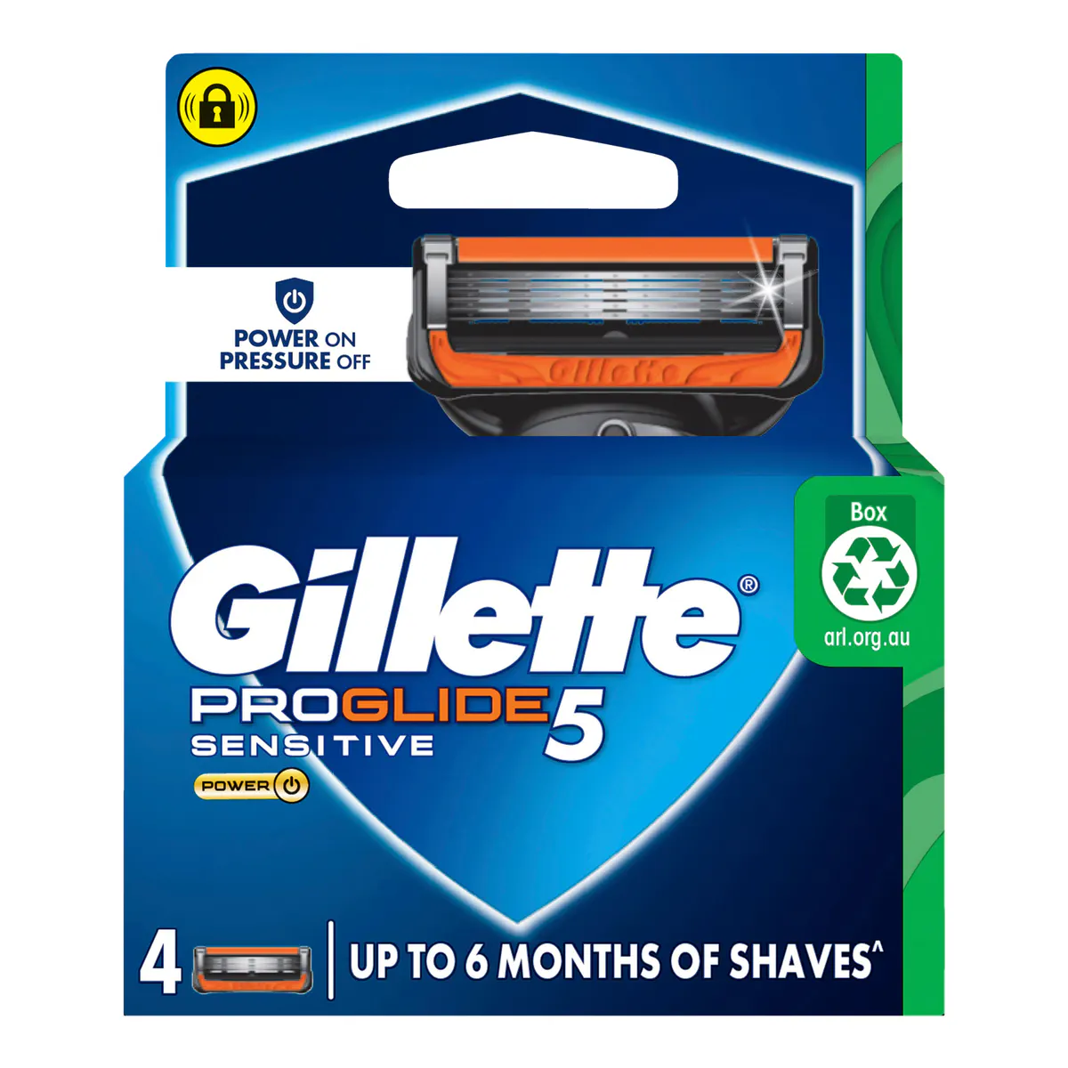 Gillette ProGlide Power FlexBall Razor Blades Refills 4pk