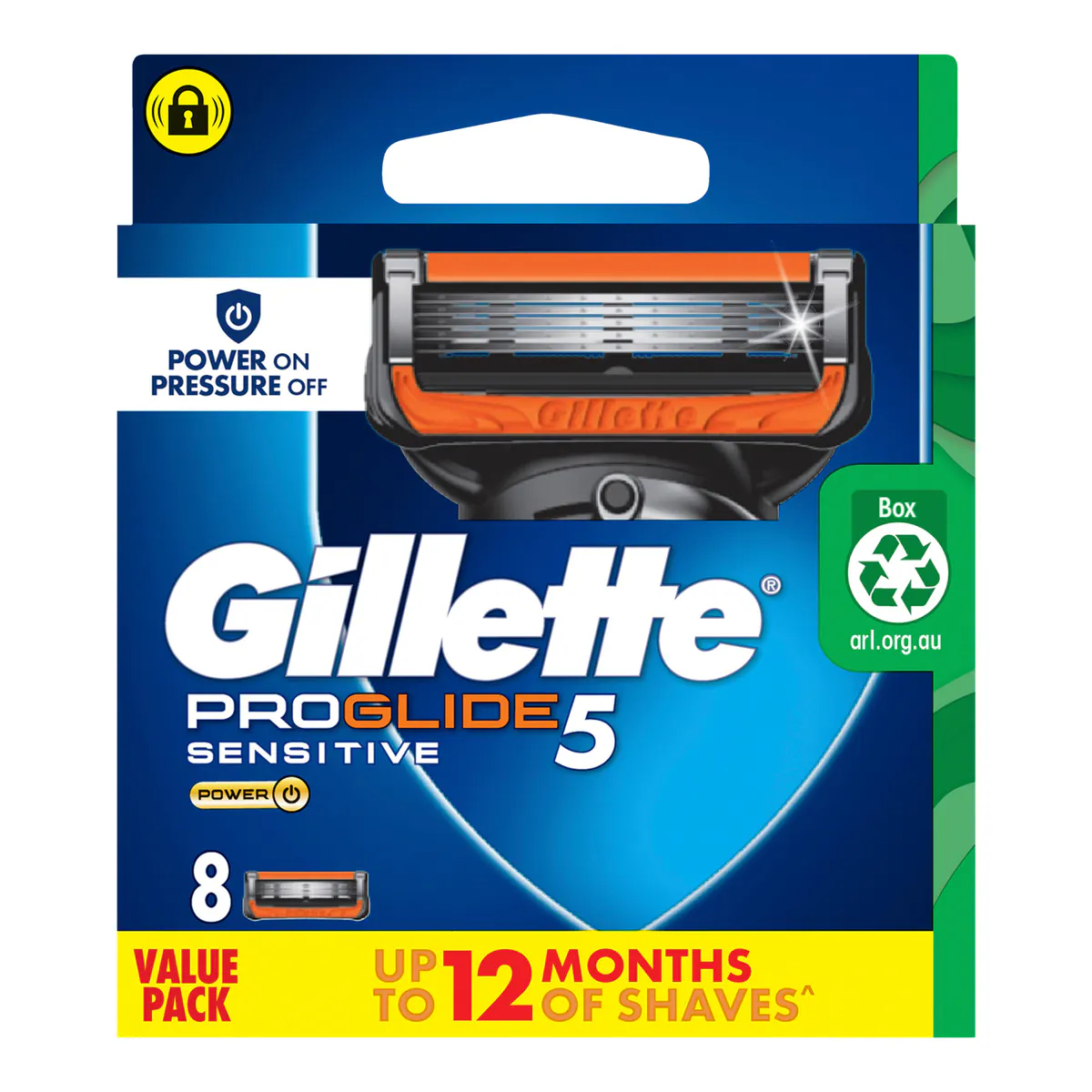 Gillette ProGlide Power FlexBall Razor Blades Refills 8pk