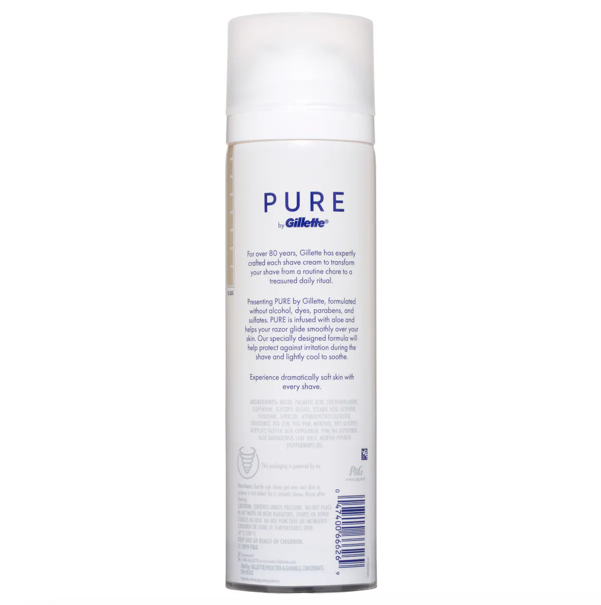Gillette PURE Shaving Gel For Men 170g, view 5