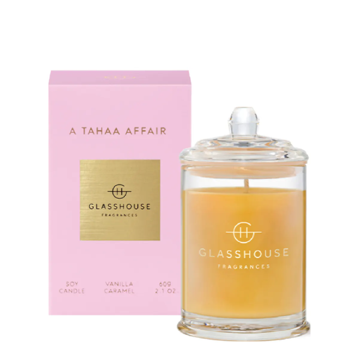 Glasshouse Fragrances A TAHAA AFFAIR Candle 60g