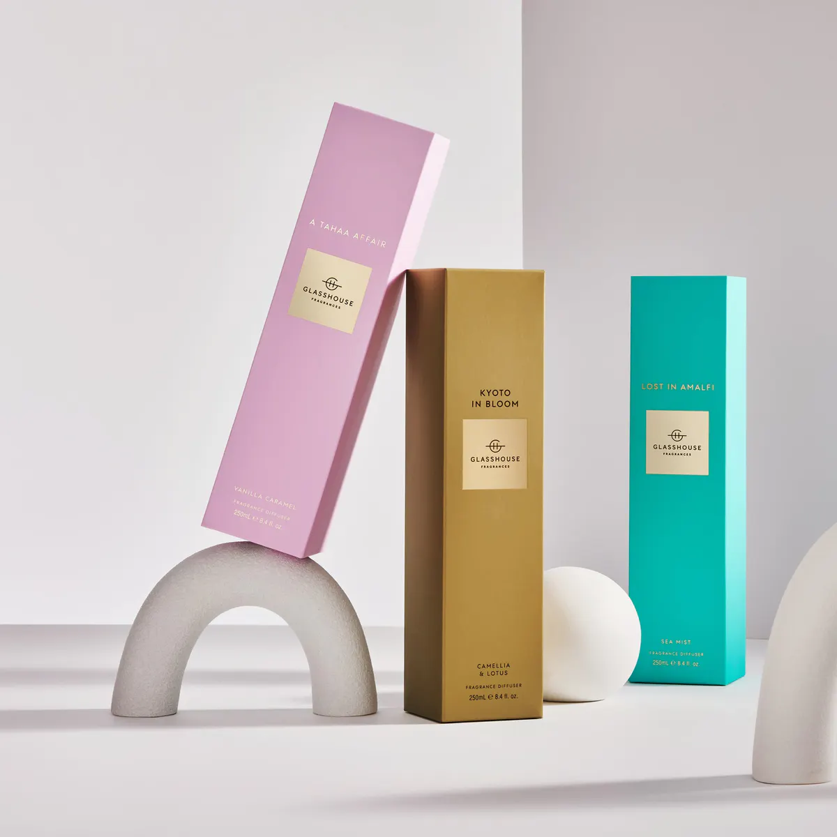 Glasshouse Fragrances A TAHAA AFFAIR Diffuser 250ml, view 2