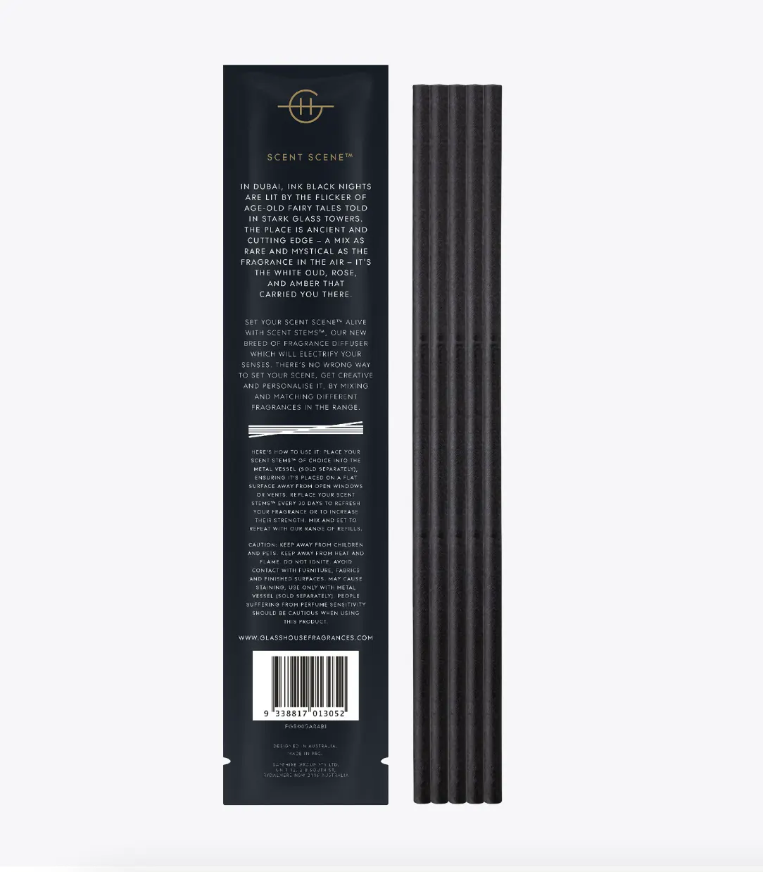 Glasshouse Fragrances ARABIAN NIGHTS Replacement Scent Stems x5, view 3