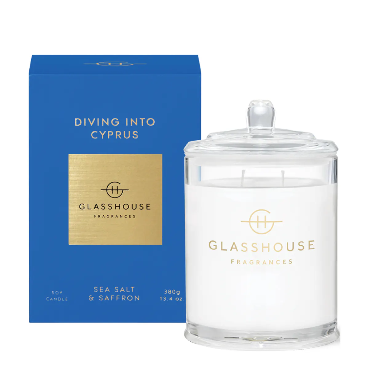 Glasshouse Fragrances DIVING INTO CYPRUS Candle 380g