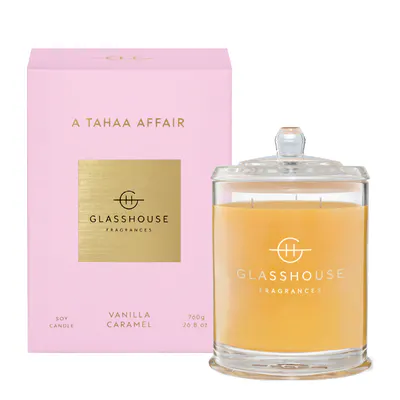 Glasshouse Fragrances A TAHAA AFFAIR Candle 760g