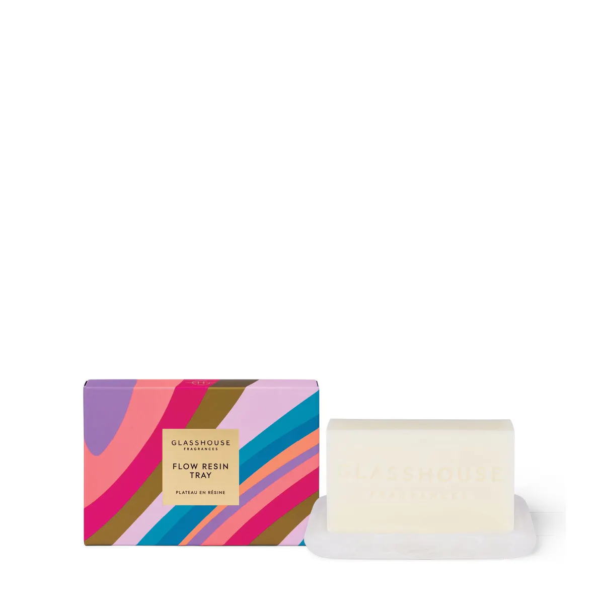 Glasshouse Fragrances Flow Resin Body Bar Tray, view 3