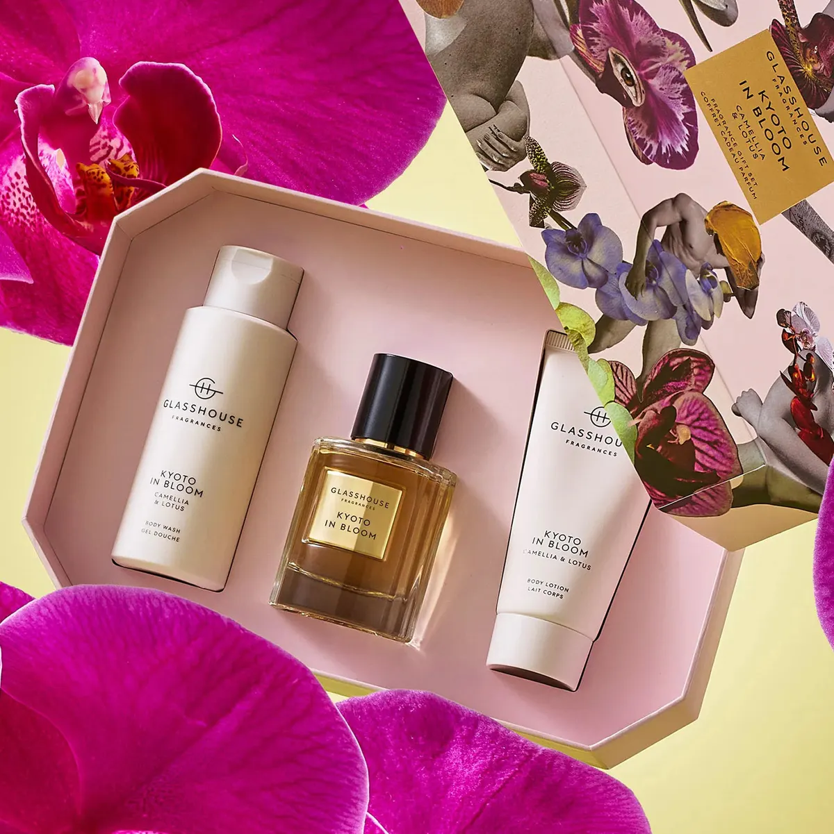 Glasshouse Fragrances KYOTO IN BLOOM Fragrance Gift Pack, view 2