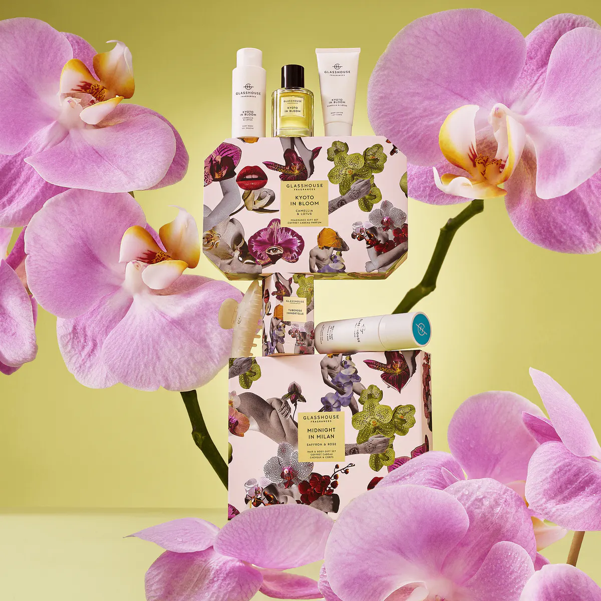 Glasshouse Fragrances KYOTO IN BLOOM Fragrance Gift Pack, view 5