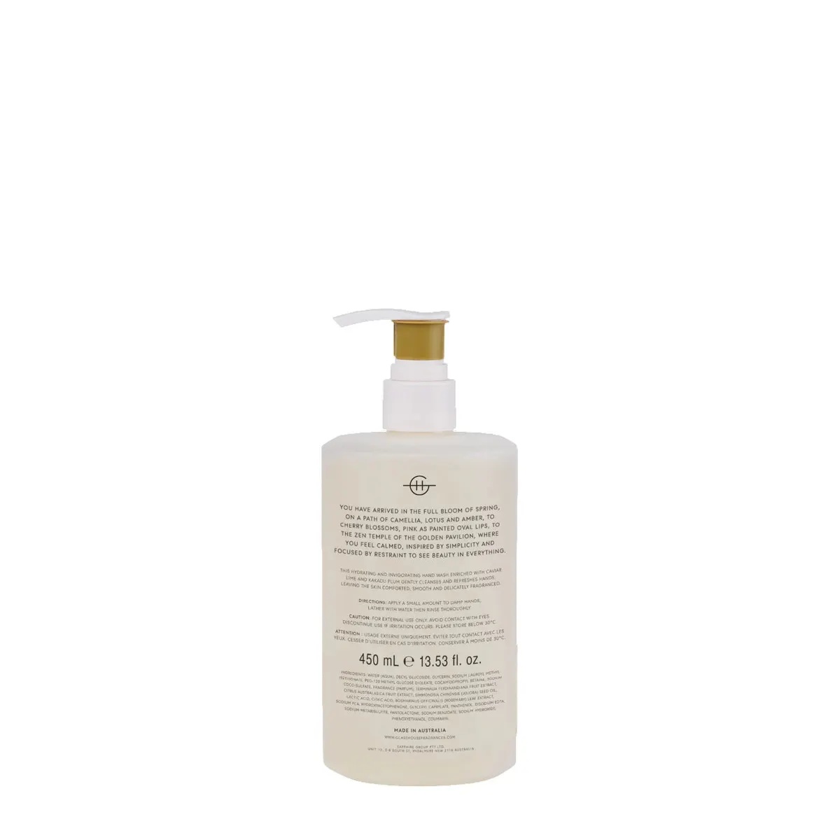 Glasshouse Fragrances KYOTO IN BLOOM Hand Wash 450ml, view 5