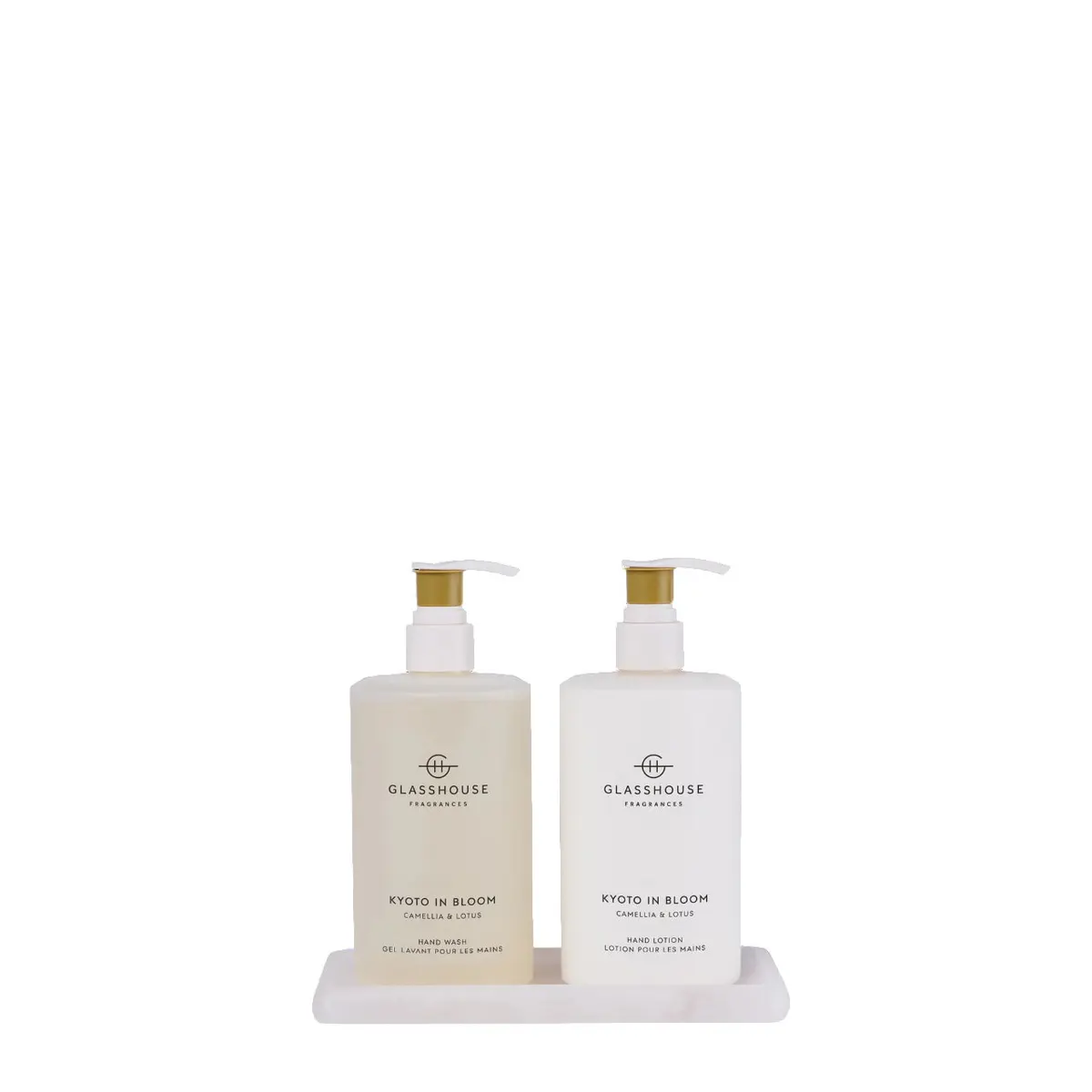 Glasshouse Fragrances KYOTO IN BLOOM Hand Wash, Hand Lotion & Tray 450ml, view 2