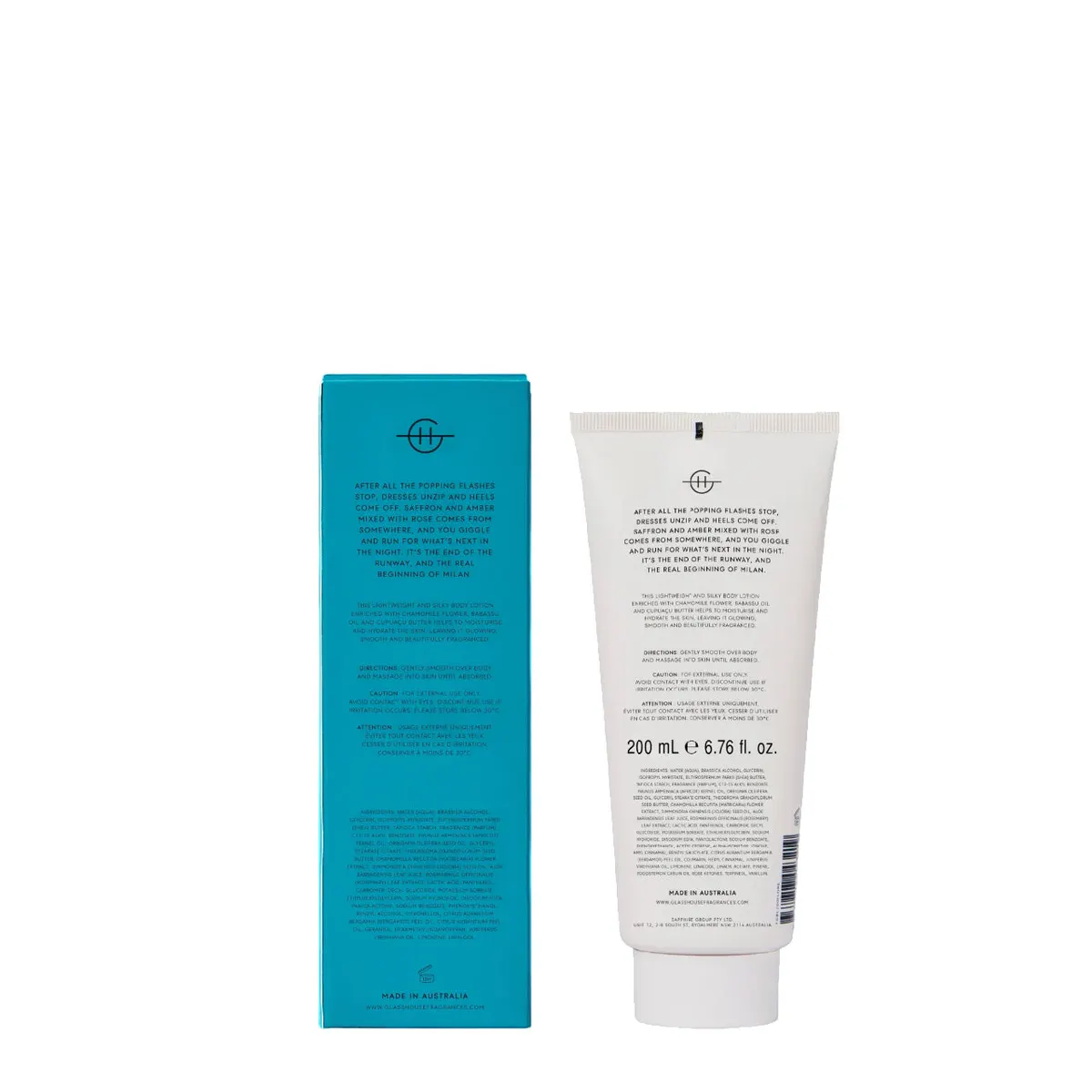 Glasshouse Fragrances MIDNIGHT IN MILAN Body Lotion 200ml, view 5
