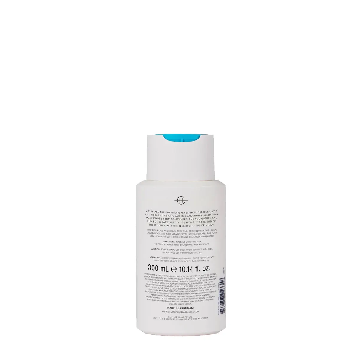 Glasshouse Fragrances MIDNIGHT IN MILAN Body Wash 300ml, view 4