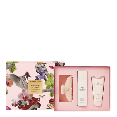 Glasshouse Fragrances MIDNIGHT IN MILAN Hair & Body Gift Pack