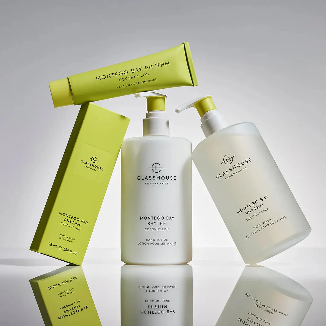 Glasshouse Fragrances MONTEGO BAY RHYTHM Hand Lotion 450ml, view 2