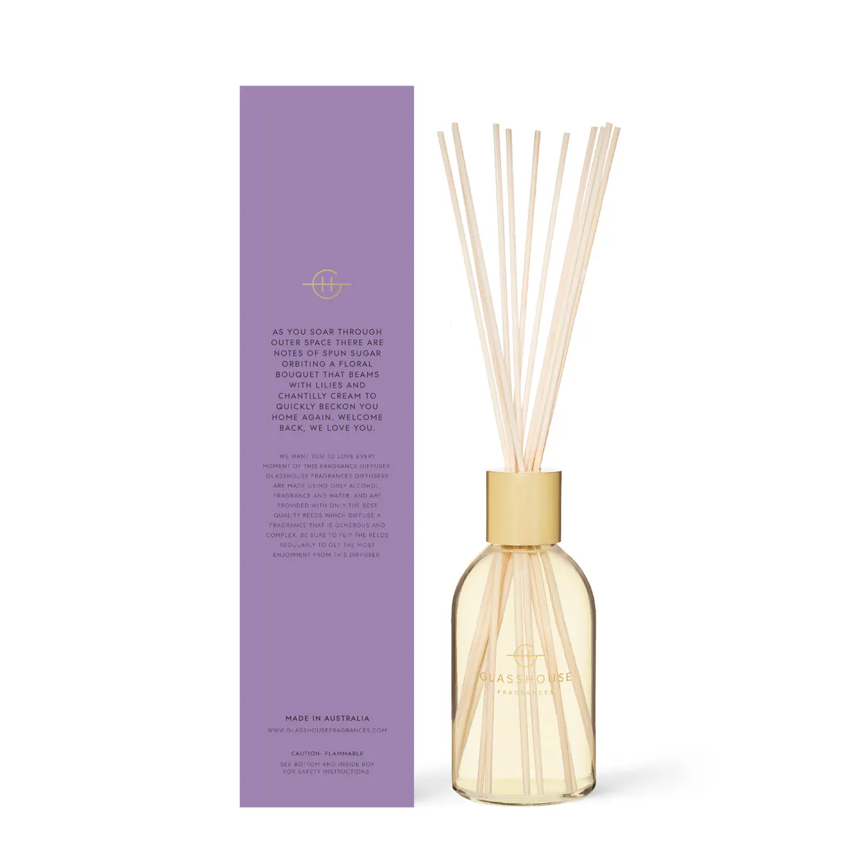 Glasshouse Fragrances MOON AND BACK Diffuser 250ml, view 3