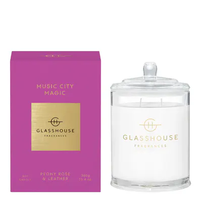 Glasshouse Fragrances MUSIC CITY MAGIC Candle 380g