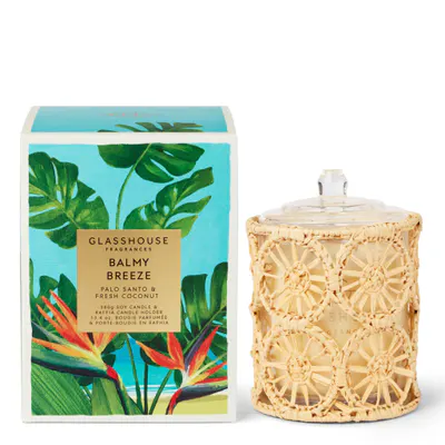 Glasshouse Fragrances PARADISE SCREENSAVER Balmy Breeze Candle 380g