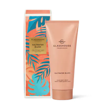 Glasshouse Fragrances PARADISE SCREENSAVER Saltwater Blush Glow Body Cream 200ml