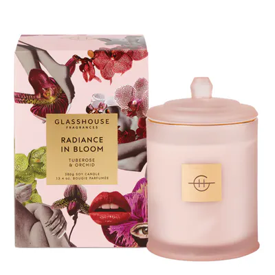 Glasshouse Fragrances RADIANCE IN BLOOM Candle 380g