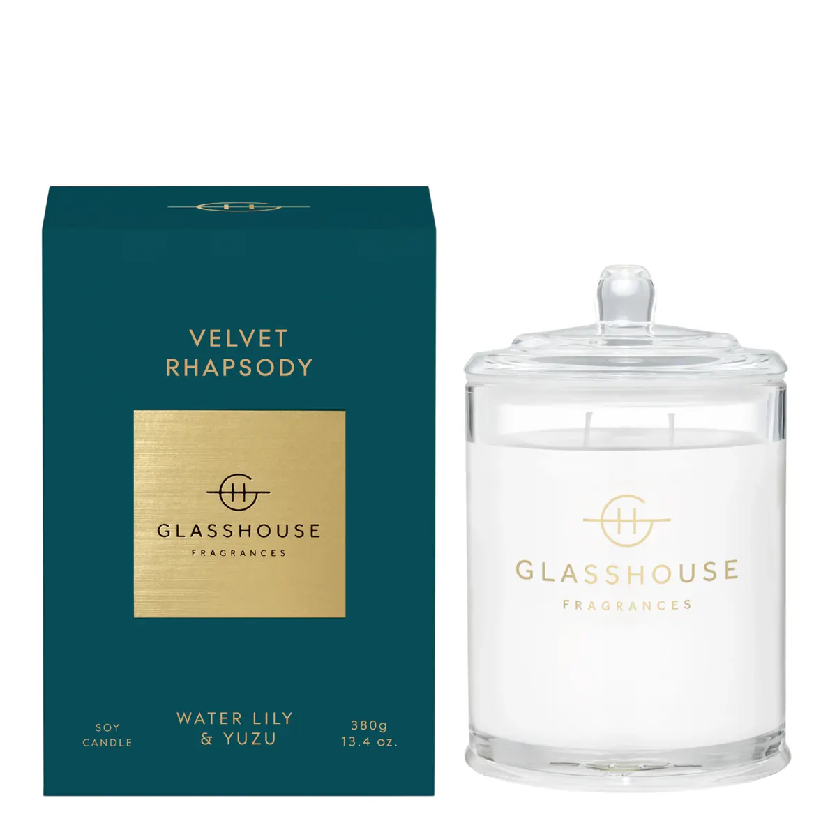 Glasshouse Fragrances VELVET RHAPSODY Candle 380g