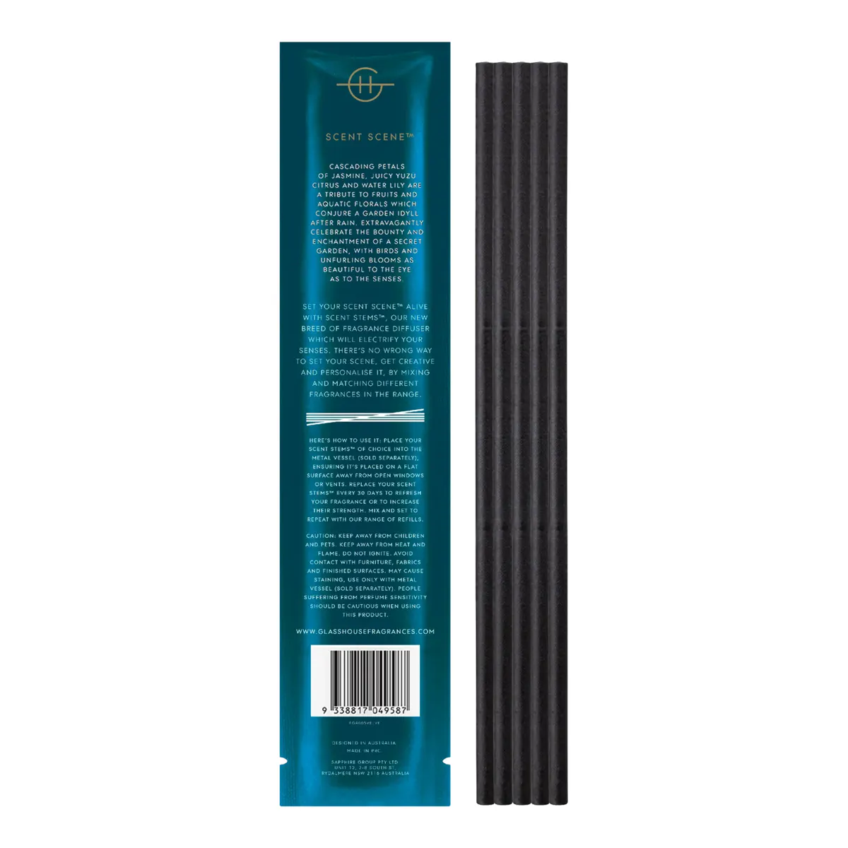 Glasshouse Fragrances VELVET RHAPSODY Replacement Scent Stems x 5, view 3