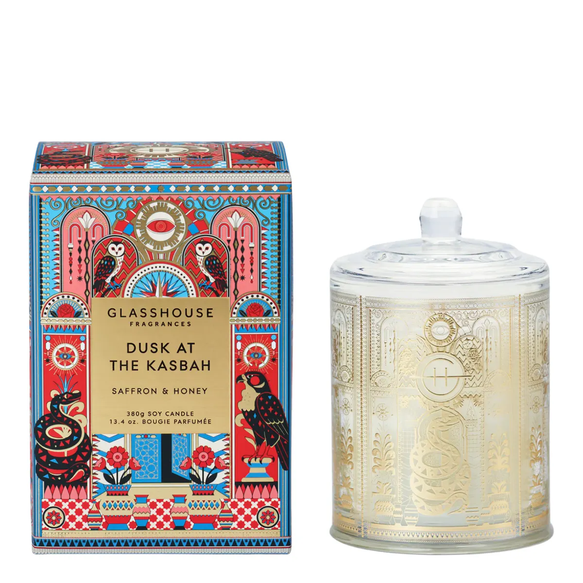 Glasshouse Fragrances WINTER Dusk At The Casbah Candle 380g