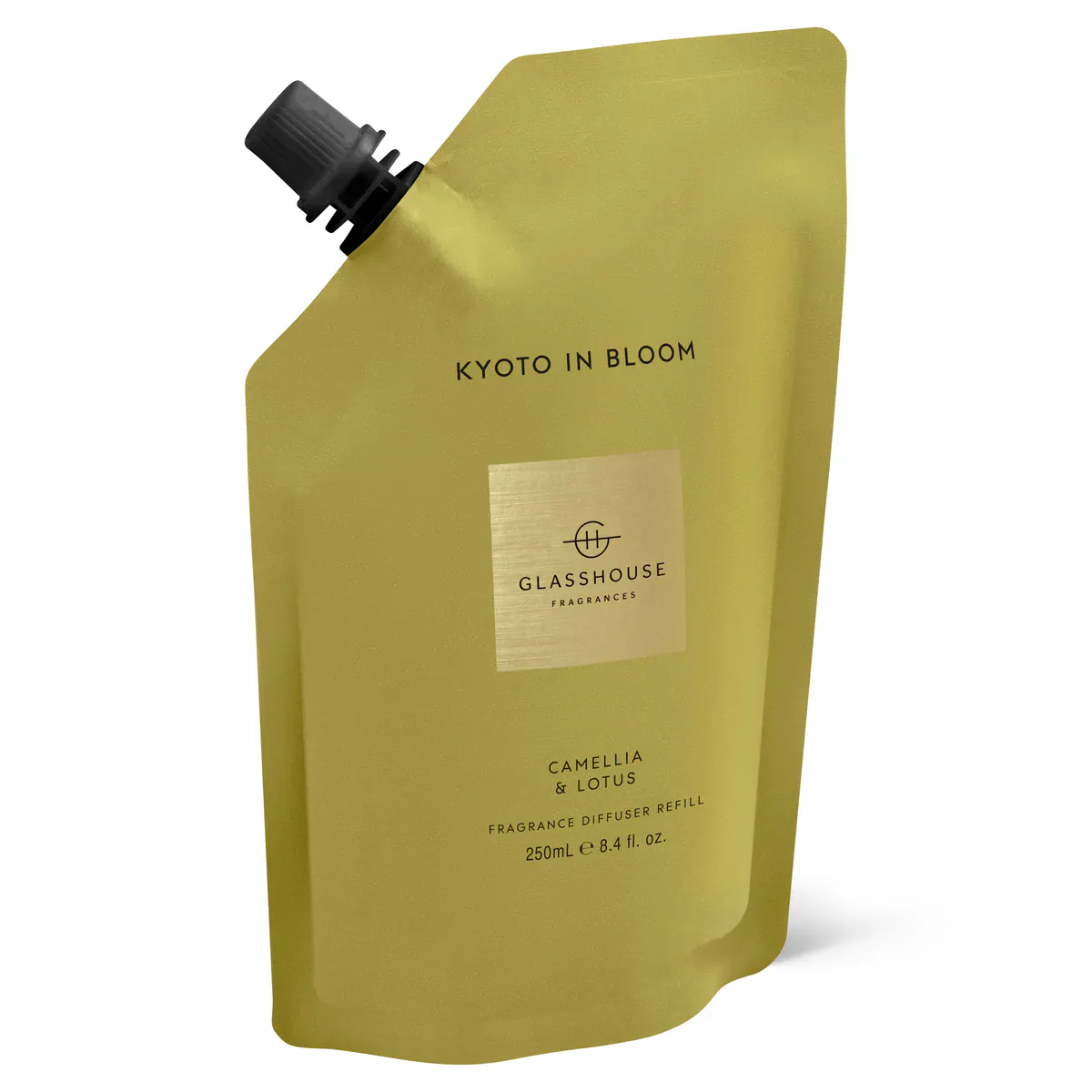 Glasshouse Fragrances Frangrances Diffuser Refill Pouch 250ml - KYOTO IN BLOOM, view 2