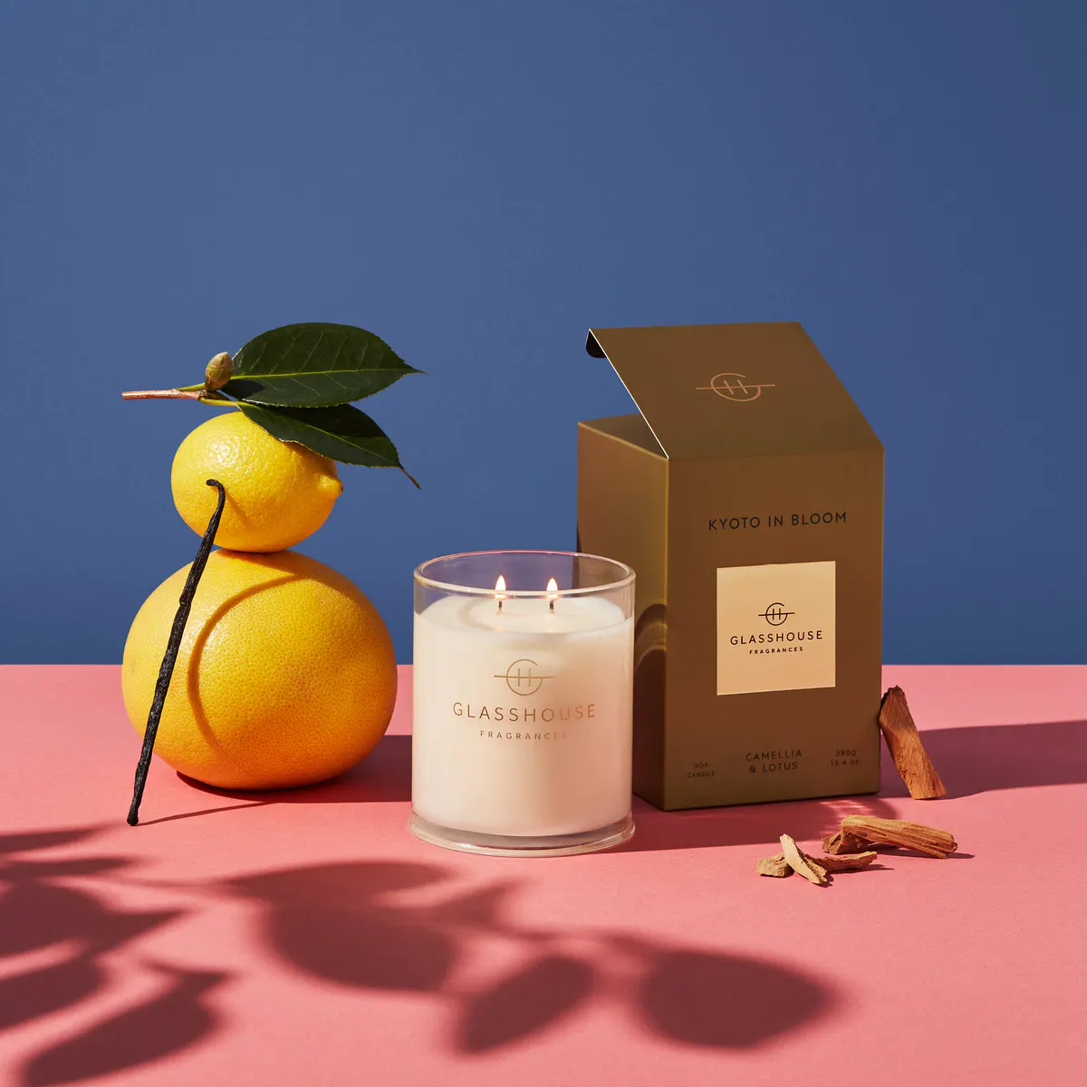 Glasshouse Fragrances KYOTO IN BLOOM Candle 380g, view 2