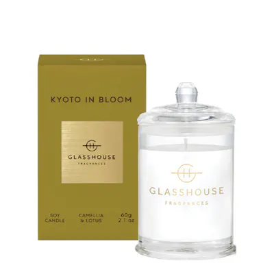 Glasshouse Fragrances KYOTO IN BLOOM Candle 60g