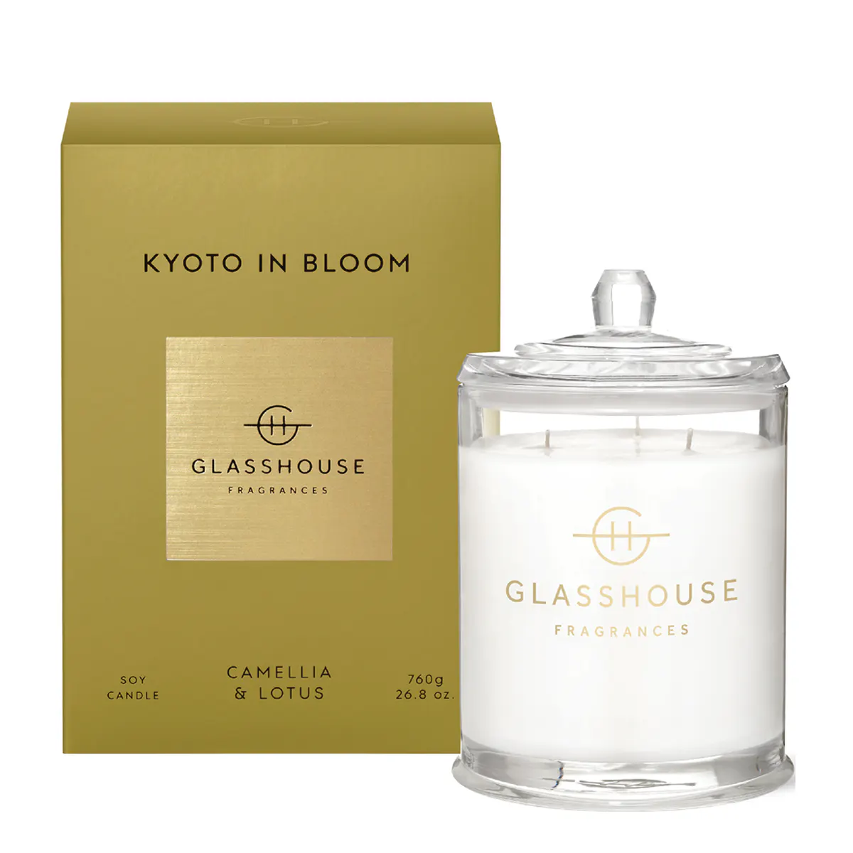 Glasshouse Fragrances KYOTO IN BLOOM Candle 760g