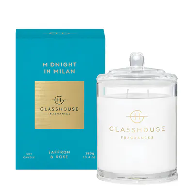 Glasshouse Fragrances MIDNIGHT IN MILAN Candle 380g