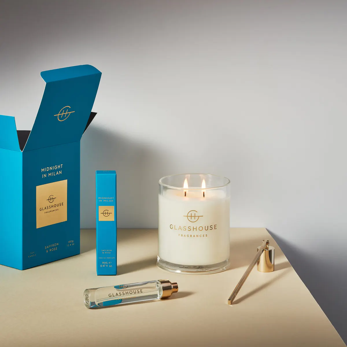 Glasshouse Fragrances MIDNIGHT IN MILAN Candle 380g, view 2