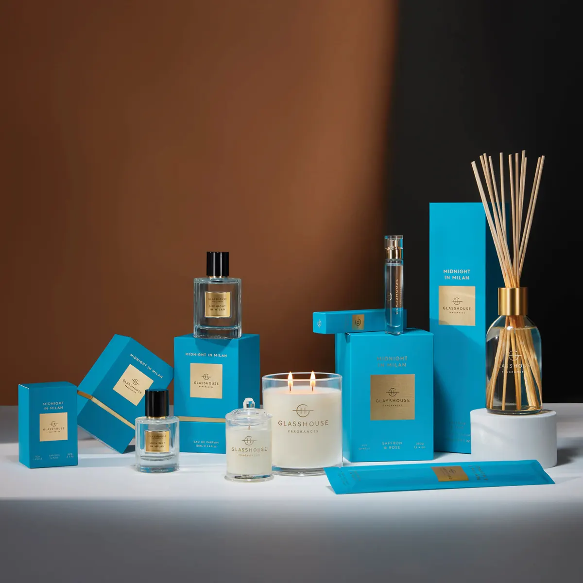 Glasshouse Fragrances MIDNIGHT IN MILAN Candle 60g, view 3