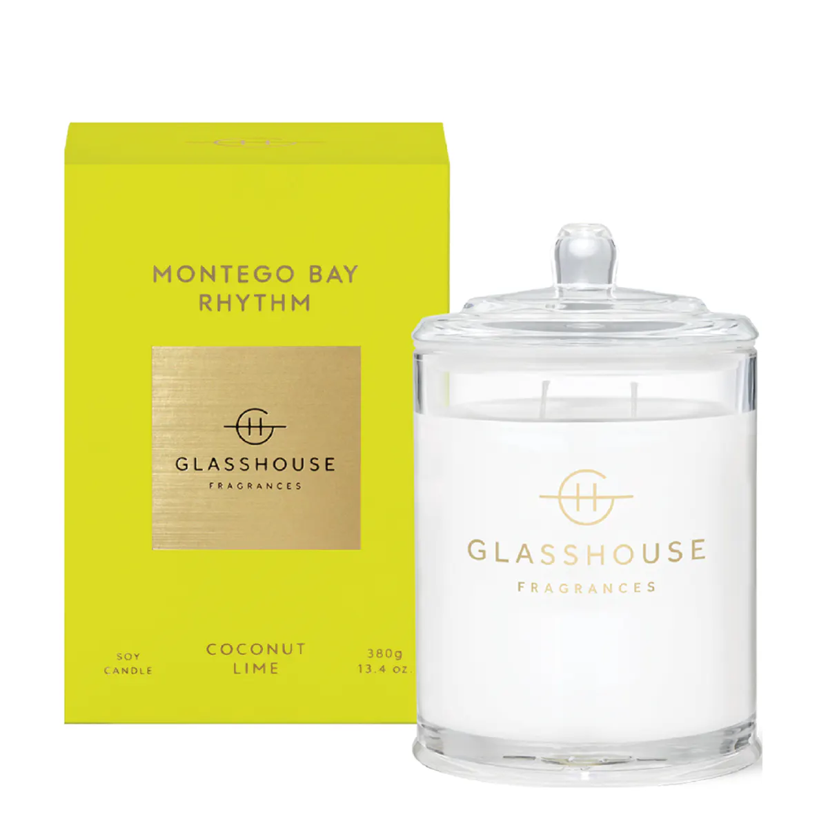 Glasshouse Fragrances MONTEGO BAY RHYTHM Candle 380g