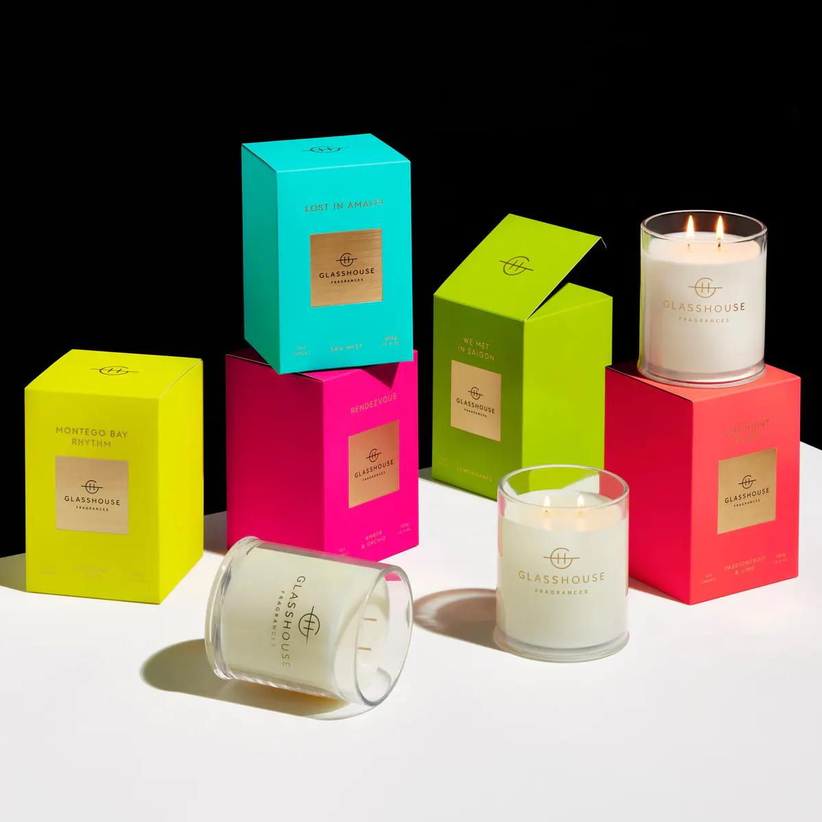 Glasshouse Fragrances MONTEGO BAY RHYTHM Candle 380g, view 2