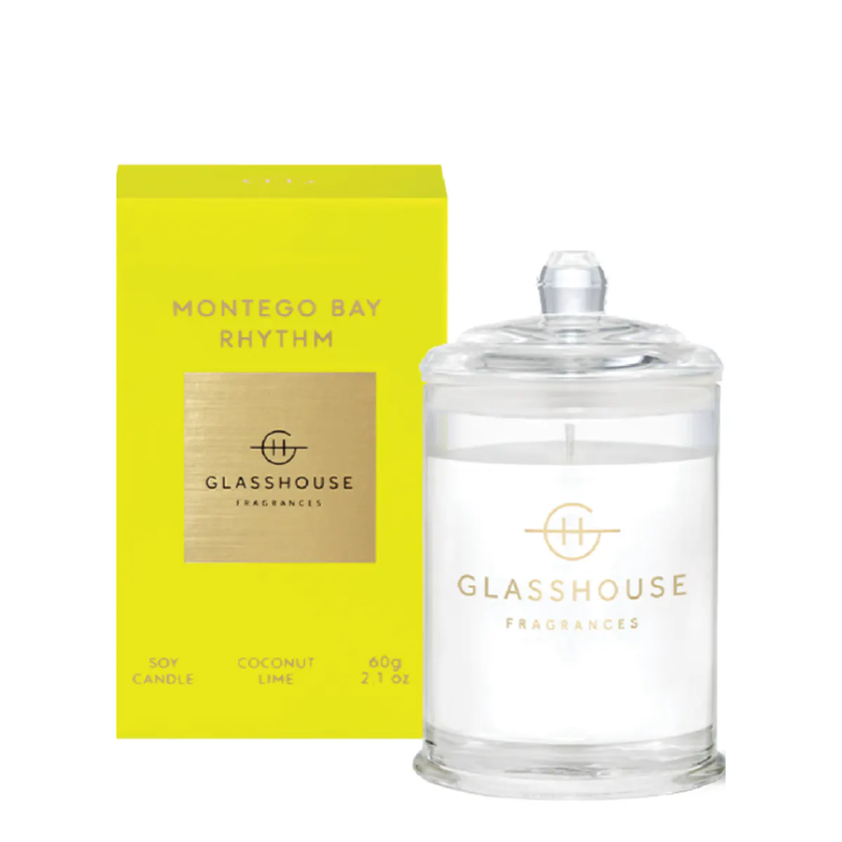 Glasshouse Fragrances MONTEGO BAY RHYTHM Candle 60g