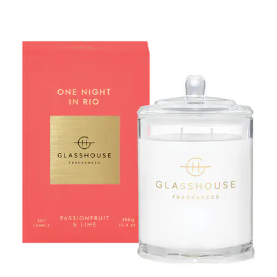 Glasshouse Fragrances ONE NIGHT IN RIO Candle 380g